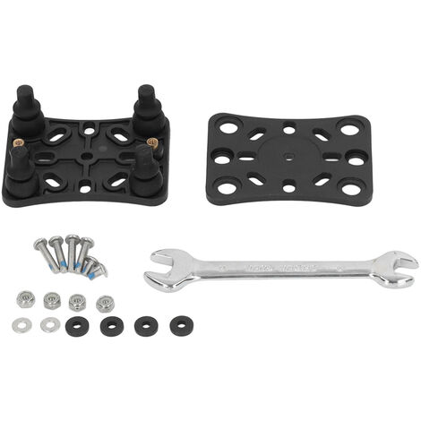 Jeffergarden Support de téléphone portable de moto amortisseur support de téléphone tampon noir pour ATV UTV