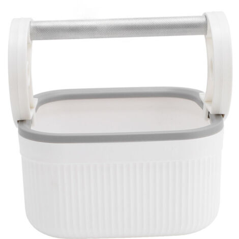 Jeffergarden Support pour toilettes d'oiseaux avec seau, structure robuste en alliage d'aluminium, outil de table portable pour l'apprentissage de la propreté.