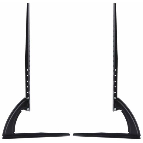 Jeffergarden Support TV sur Pied Réglable, Universelle de 32 à 70 Pouces Piédestal de Support de Télévision en Hauteur Colonne Montante de Moniteur D'écran de Table de Piédestal