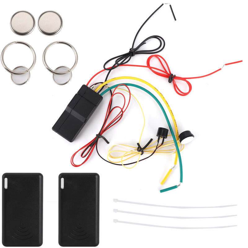 Jeffergarden - Système d'alarme Anti-détournement dispositif d'immobilisation de moteur 2.4GHZ coupure de Circuit intelligente universelle pour