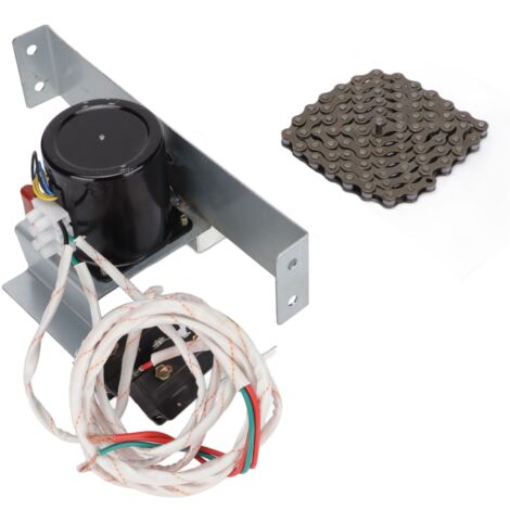 Jeffergarden Système de moteur de rotation des ufs, incubateur automatique, moteur de rotation des ufs avec chane, accessoires d'incubateur automatique, 220V