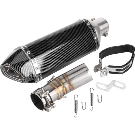 Jeffergarden Système d'échappement MidPipe Silencieux SlipOn en fibre de carbone avec DB Killer Fit pour Kawasaki Ninja 400 Z400 20182020