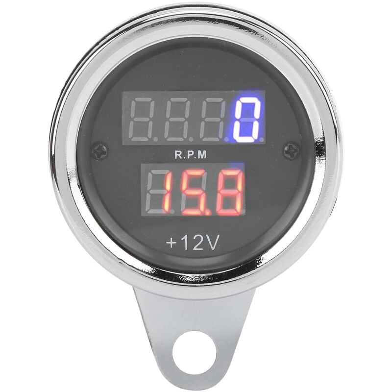 Jeffergarden - Tachymètre 3 en 1 pour moto, compteur de vitesse, odographe, écran lcd, fer résistant aux uv, 12V