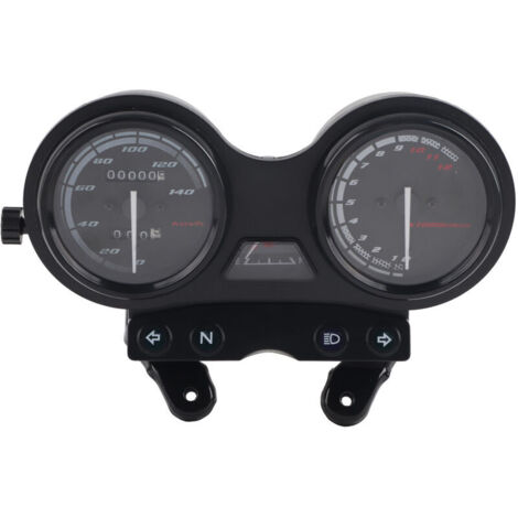 Jeffergarden Tachymètre, compteur de vitesse numérique pour moto, accessoire universel 12 V CC pour moto