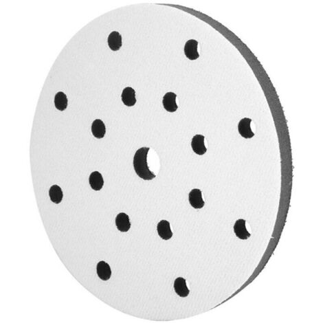 Jeffergarden Tampon d'interface en éponge souple de 150 mm de diamètre pour tampons de ponçage (15 trous)