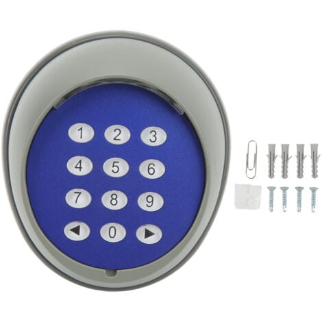 Jeffergarden Tastiera wireless per cancello automatico Tastiera wireless di sicurezza per carichi pesanti con segnale forte aggiornato per apricancello