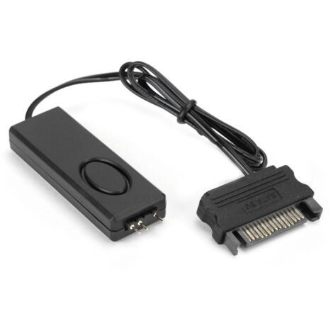 Jeffergarden Télécommande RF pour ventilateur et éclairage, accessoires PC 5V Symphony ARGB Noir SATA (noir)