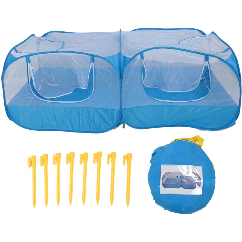 Jeffergarden Tente de jeu pliable pour animaux de compagnie, Portable, respirant, en maille transparente, parc ouvert pour petits animaux, pour