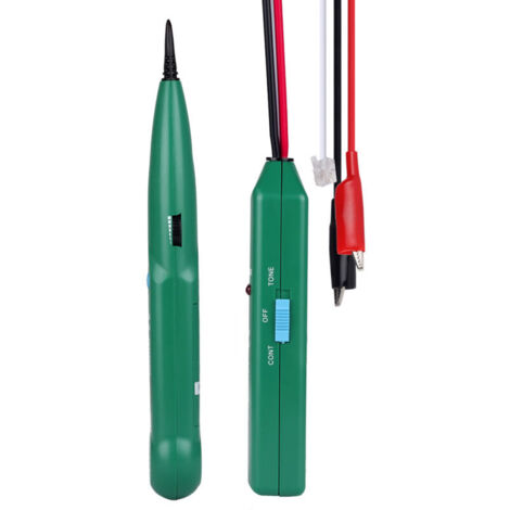 Jeffergarden Testeur de câbles téléphoniques portable professionnel AIM MS6812 UTP - Kit d'outils portable - Détecteur de câbles réseau LAN