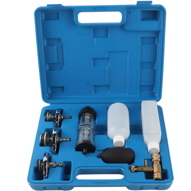 Jeffergarden - Testeur de détecteur de fuite de joint de culasse CO2 avec 3 adaptateurs à baonnette pour Ford