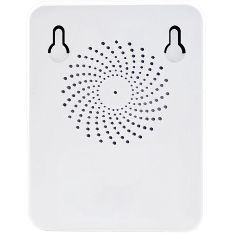 Jeffergarden Testeur de qualité de l'air CO2, HCHO, COVT, PM2.5, PM10, capteur de température et d'humidité, écran TFT, blanc