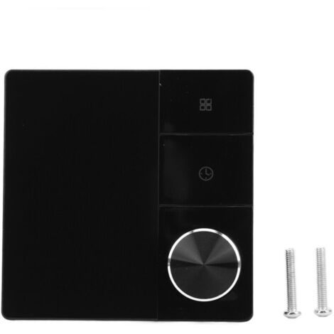 Jeffergarden Thermostat programmable pour chaudière (5+1+1 jours, 6 périodes) avec commande vocale via application, écran tactile, Wi-Fi intelligent, AC95-240V