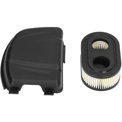 Jeffergarden Tondeuse à gazon Filtre à air de rechange en plastique Tondeuse de jardin Ensemble de couvercles de filtre pour tondeuse à gazon 798452 590548