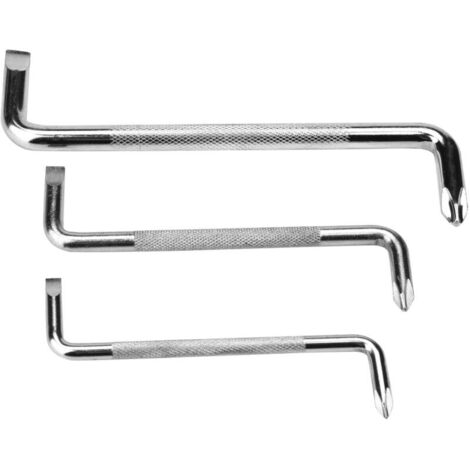 Jeffergarden Tournevis en Z, outil de réparation coudé en acier au chrome-vanadium pour mécaniciens et bricoleurs.