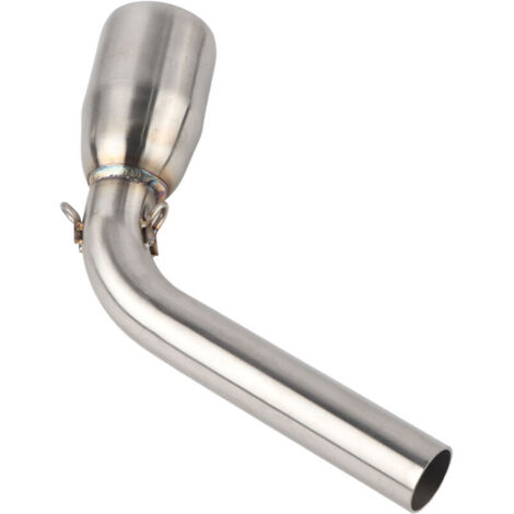 Jeffergarden Tube d'échappement intermédiaire, tube de liaison résistant à la chaleur, design élégant et haute résistance pour moto