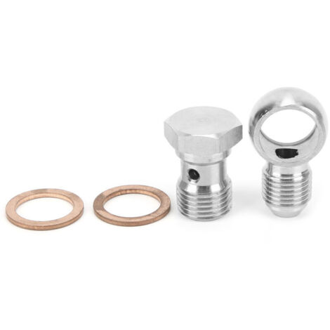 Jeffergarden Turbo Banjo Bolt Kit Droit 16mm vers 6AN 31502101026 pour Garrett TB03 T3 Turbo