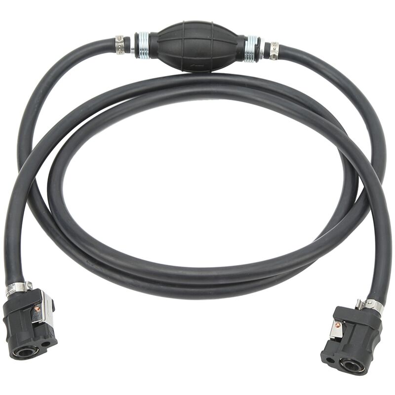 Jeffergarden - Tuyau de gaz noir résistant au vieillissement, conduite de carburant à haut débit de carburant, anti-fuite, pour moteur hors-bord