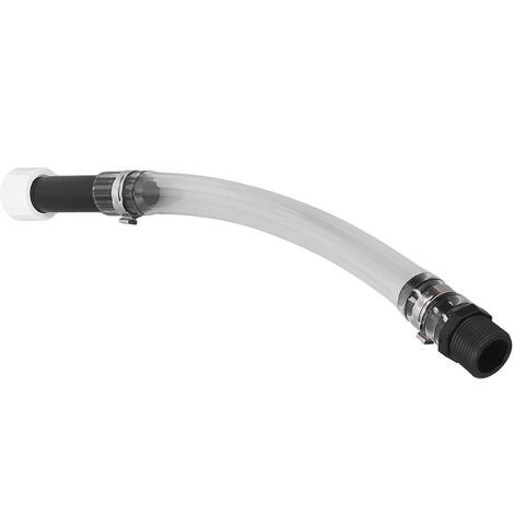 Jeffergarden Tuyau de pichet de carburant de course 3/4in Filetage mle PVC Tuyau de mise à niveau de remplacement de pichet de carburant de course flexible