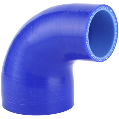 Jeffergarden Tuyau de raccordement en silicone 4 plis pour tuyau d'admission turbo/intercooler, tube 2 po à 3 po, angle de 90°, pour voiture modifiée