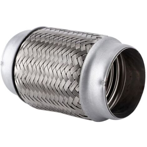 Jeffergarden Tuyau d'échappement flexible en acier inoxydable pour automobile, tube de remplacement et de réparation 150 x 76 mm / 6 x 3 pouces