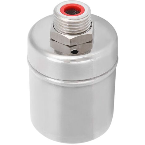 Jeffergarden Vanne à bille flottante 1/2po Vanne de contrle automatique de l'eau en acier inoxydable pour tour d'évier de réservoir d'eau
