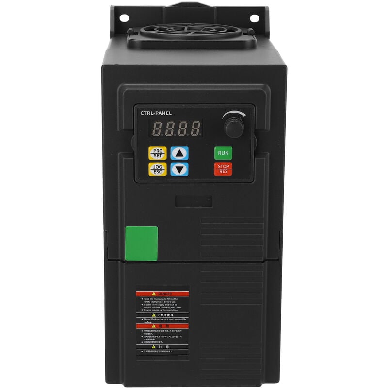 Jeffergarden - Variateur de fréquence 4KW, moteur vectoriel, variateur de fréquence avec unité de freinage RS485, 3PH, entrée 340 à 440V, sortie 0 à