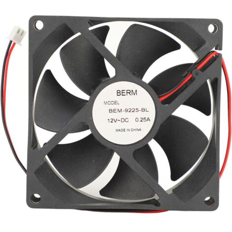 Jeffergarden Ventilateur à double roulement à billes 4 pouces DC12V 3000 tr/min, extracteur de fumée 90mm pour bricolage, soudage, Laser 3D