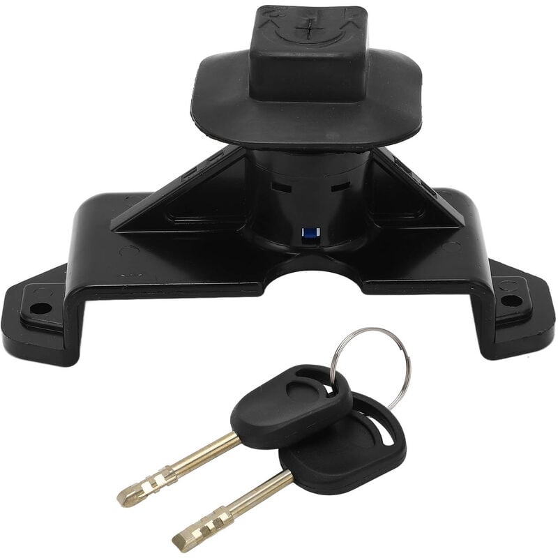 Jeffergarden - Verrou de capot moteur avec 2 clés 6C1A 16D748 ab, noir, antirouille, remplacement pour ford transit MK7 20062011