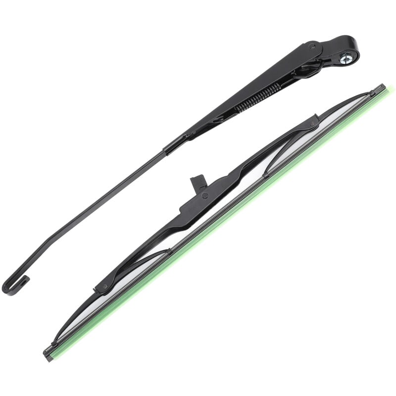 Jeffergarden - Bras d'essuie-glace 105 ° avec lame 0390506510, pare-brise à arbre Long pour tracteur Willys, bateau de pêche, atv utv