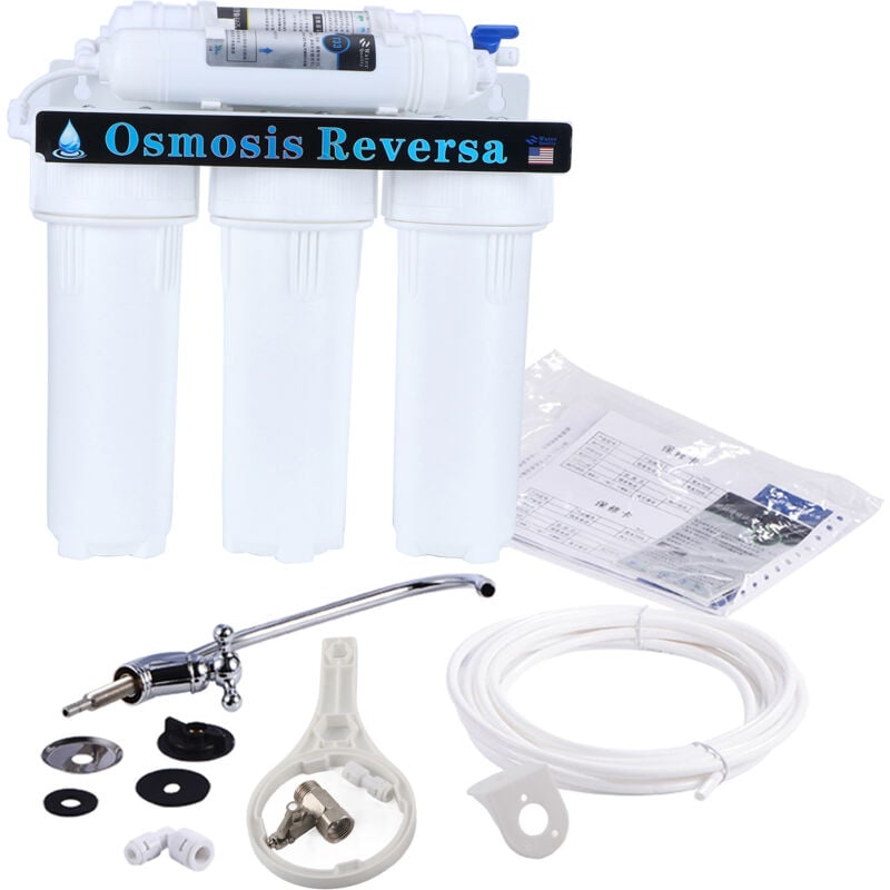 Jeffergarden,Filtre purificateur d'eau en 5 étapes, système de Filtration d'eau potable, fontaine pour la maison