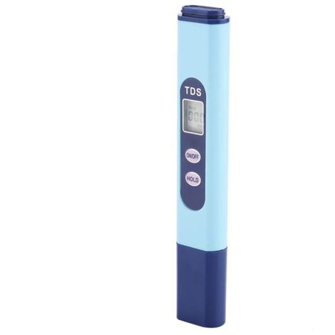 Jeffergrill Portable LCD TDS Qualité de l'eau Moniteur de Pureté Aquarium Piscine Hydroponique Testeur d'eau Compteur Portable Testeur d'eau pour l'eau Potable Aquariums Kit de Test de l'eau