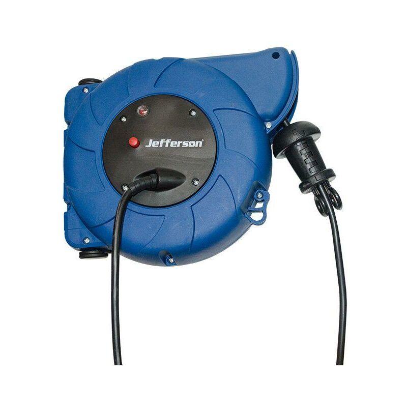 Jefferson 1500W Retracting 10M Cable Reel 230V