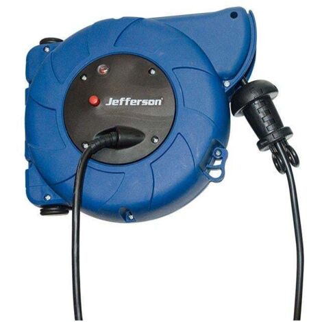 Jefferson 1500W Retracting 10M Cable Reel 230V