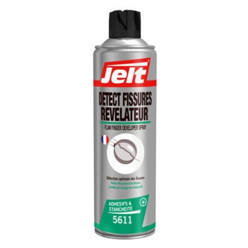 Détecteur de fissure DETECT FISSURES REVELATEUR - aérosol - 650 ml brut / 500 ml net - blanc - JELT