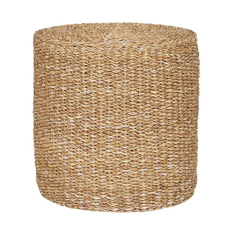 Jenna - pouf - en jute naturelle - beige