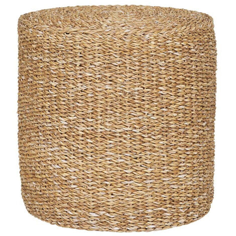 Jenna - pouf - en jute naturelle - beige