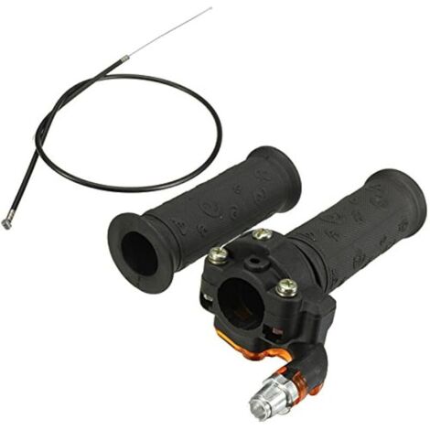 JenNiFer Twist Throttle Accélérateur Poignées & Cable pour ATV Quad Dirt Pit Bike 90/110/125Cc
