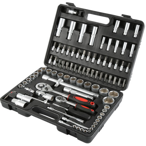 JEOBEST®Mallette à outils à cliquet / écrou 94/108/172 / 192tlg Ratchet