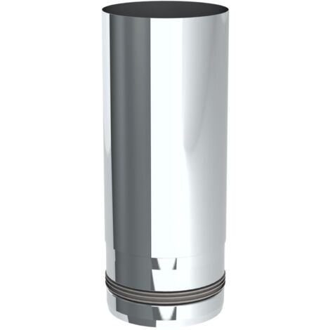 Jeremias PELLET-LINE Längenelement 250 mm  Edelstahl unlackiert Ø 80 mm
