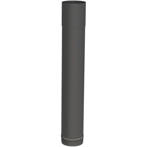Jeremias PELLET-LINE Schiebeelement einteilig 080-420 mm  Edelstahl schwarz Ø 80 mm