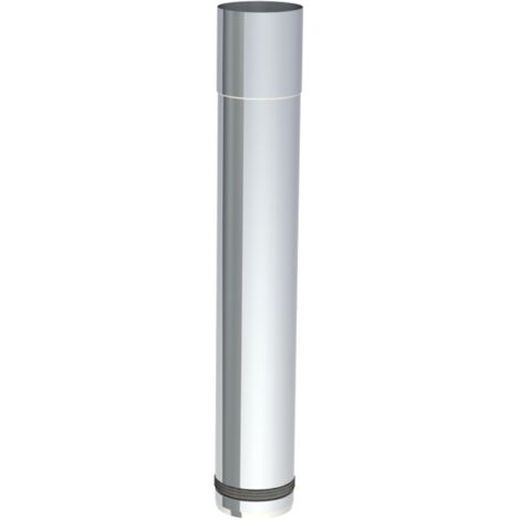 Jeremias PELLET-LINE Schiebeelement einteilig 080-420 mm  Edelstahl unlackiert Ø 100 mm