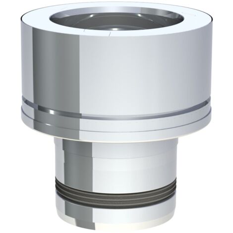 Jeremias PELLET-LINE Übergang EW-PV/DW-ECO 2.0 Edelstahl unlackiert Ø 80 mm