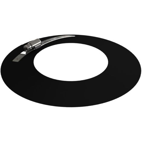 Jeremias PELLET-LINE Wandrosette  Edelstahl schwarz Ø 100 mm