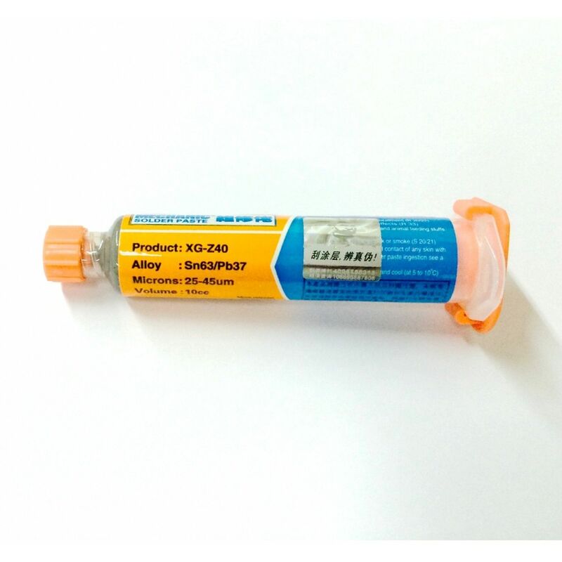 

Jeringa estaño en pasta para soldar XG-Z40 (10CC - 30GR) - Mechanic