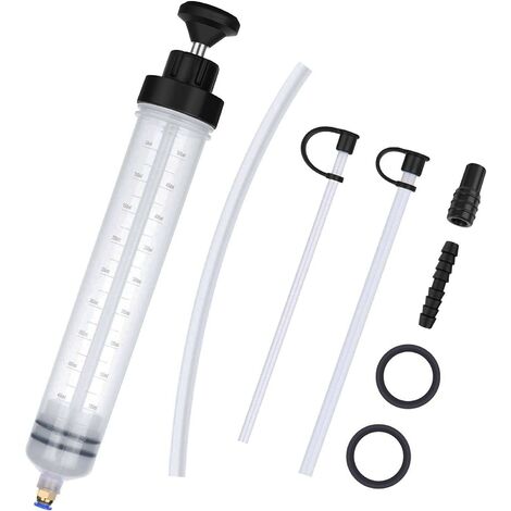 JERINGA PAR EXTRAER E INYECTAR LÍQUIDOS CON MANGUERAS FLEXIBLES, 500cc - 7000