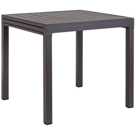 JERRI - tavolo da giardino in alluminio 90 X 90/180