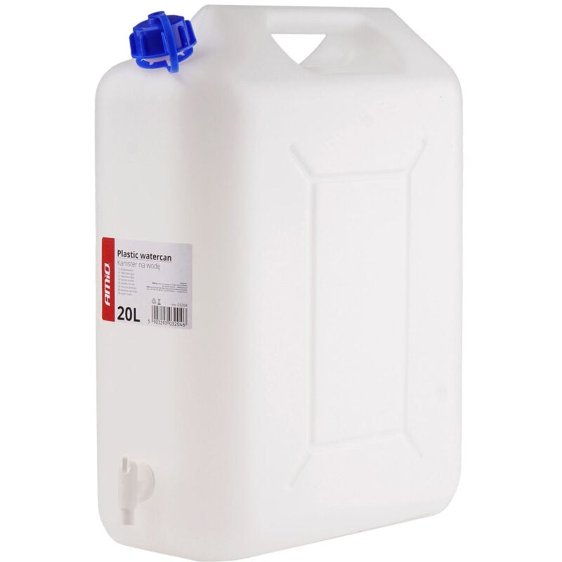 Awelco - Jerrican Eau En Plastique 20l, Blanc
