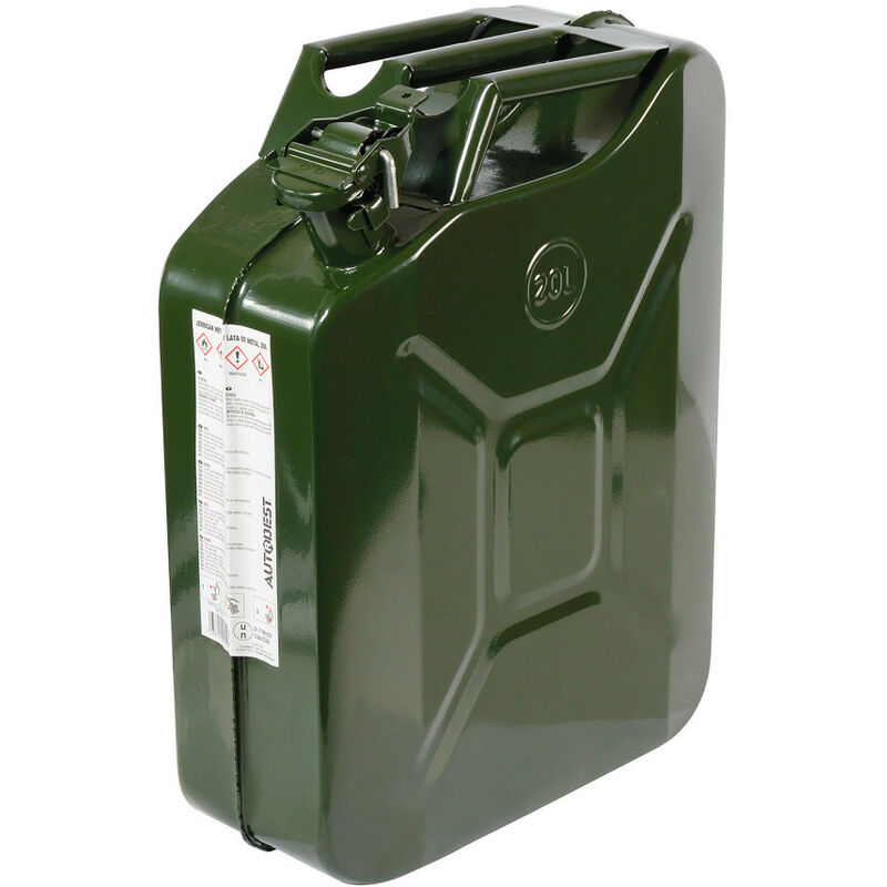 Jerrican métal, homologué 20 litres Type us Autobest