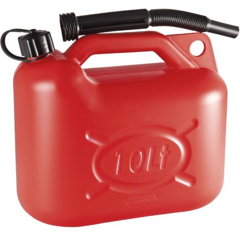 Jerrican plastique 10 litres – Résistant aux chocs – Pour stockage eau potable – Usage professionnel et domestique – Peraline