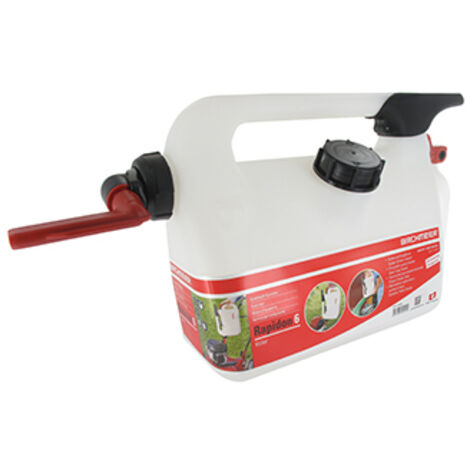 Jerrican Plastique Rapidon 6 Litres Avec Débit Réglable. Norme Un:3h1/y1.0/170/11.